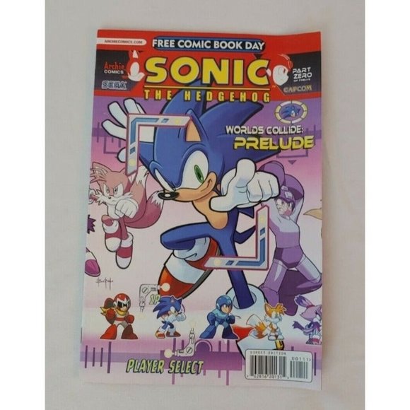 Sonic The Hedgehog SPECIAL FREE COMIC BOOK DAY Worlds Collide Hero 2013 Edition - Picture 1 of 9